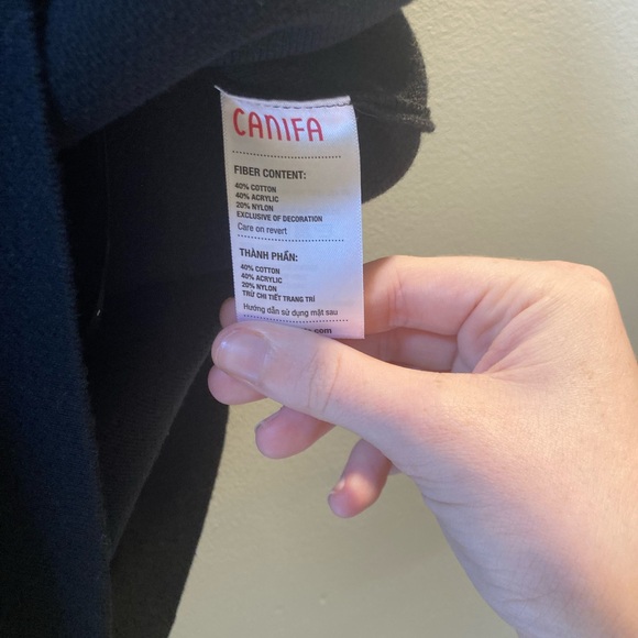 Canifa Black Knee-Length Wrap Pencil Skirt - Picture 4 of 5